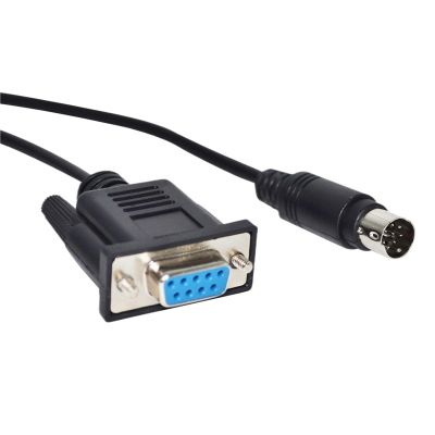 3 m DB9 Female to Mini-DIN 8-Pin Male Cable for MicroLogix