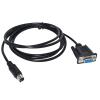 3 m DB9 Female to Mini-DIN 8-Pin Male Cable for MicroLogix view 3