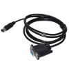 3 m DB9 Female to Mini-DIN 8-Pin Male Cable for MicroLogix view 4