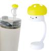 Silicone Straw Covers, Mushroom-Shaped Tips view 1