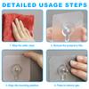 Zuuyye - 20 Pack Adhesive Hooks for Pictures view 3