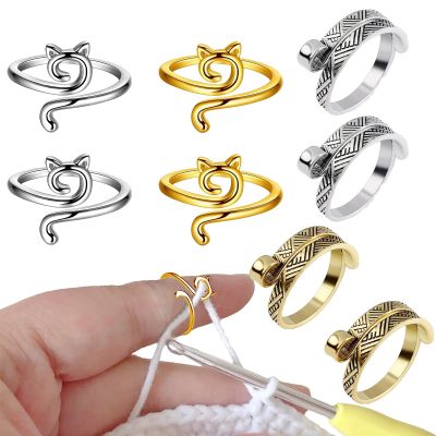 Cat Crochet Ring
