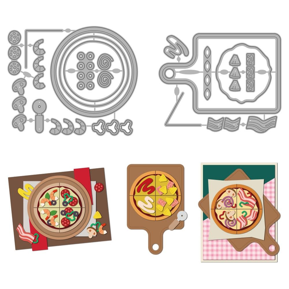 MAYJOYDIY Pizza Metal Cutting Dies