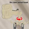 Rotating Hook with Six Claws view 2