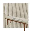 Custom Outdoor Cushion Cover, Plush Velour, Non-Slip, Beige, Round 80 x 80 cm view 1