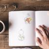 Transparent DIY Bookmarks with Dried Flowers - 20-Piece Set view 2