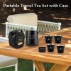 Travel Tea Set with Teapot and Cups, Chinese Tea Set for Adults view 3