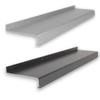 Aluminum Exterior Window Sill, Custom-Cut, EV1 Silver or RAL 7016 Anthracite, Made in Germany (D 19.5 cm x L 80 cm) view 1