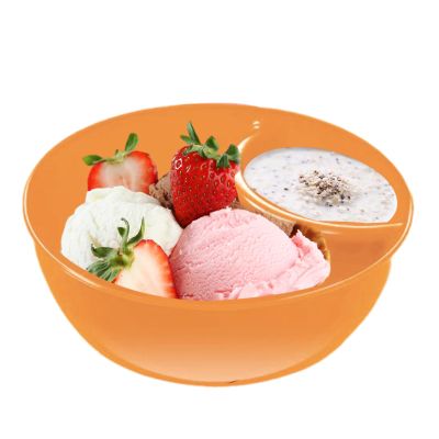 Divided Chip and Dip Bowl