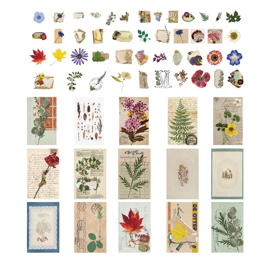Tanxier Vintage Scrapbook Stickers