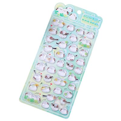 3D Bird Foam Stickers, Mini Chickadee Stickers