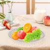 Round Serving Platters - Transparent Acrylic Snack Plate view 3