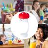 Mushroom-Shaped Straw Caps | Portable Silicone Topper for Kids view 4