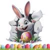 Mimoqk 3D Wall Stickers - Bunny Decals view 1