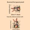 Mimoqk 3D Wall Stickers - Bunny Decals view 2