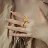 Cat Crochet Ring view 3