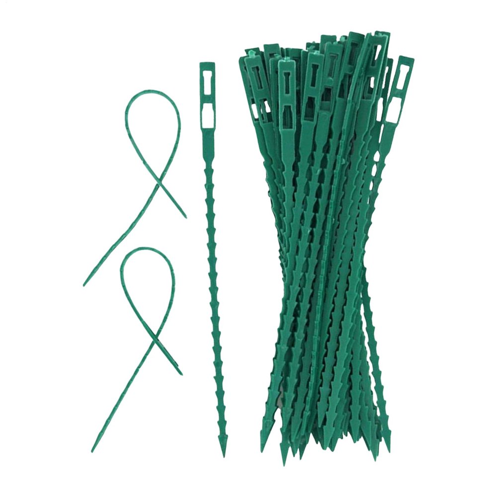 Plant Ties for Outdoor Plants, Adjustable Twist Ties, 50-Pack
