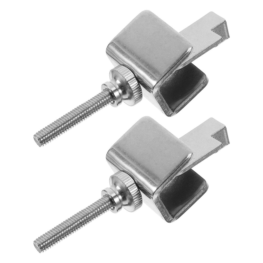 MAGICLULU 2-Piece Stainless Steel Travel Door Lock