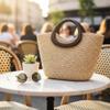Fituenly D-Shaped Wooden Handle for Handbags view 3