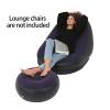 YIGZYCN Durable Inflatable Ball Stool, Flocked, Portable, Space-Saving Travel Footrest view 2