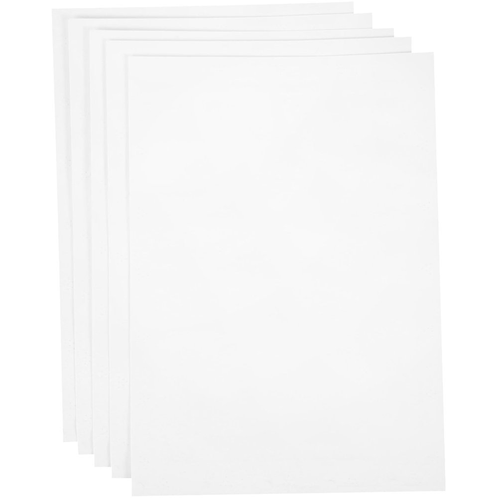 Shredder Lubricating Paper Sheets, 5-Pack, White