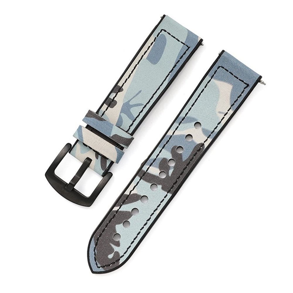 DSGVFNE Silicone Leather Quick-Release Watch Band, 20 mm/22 mm, C3, 22 mm