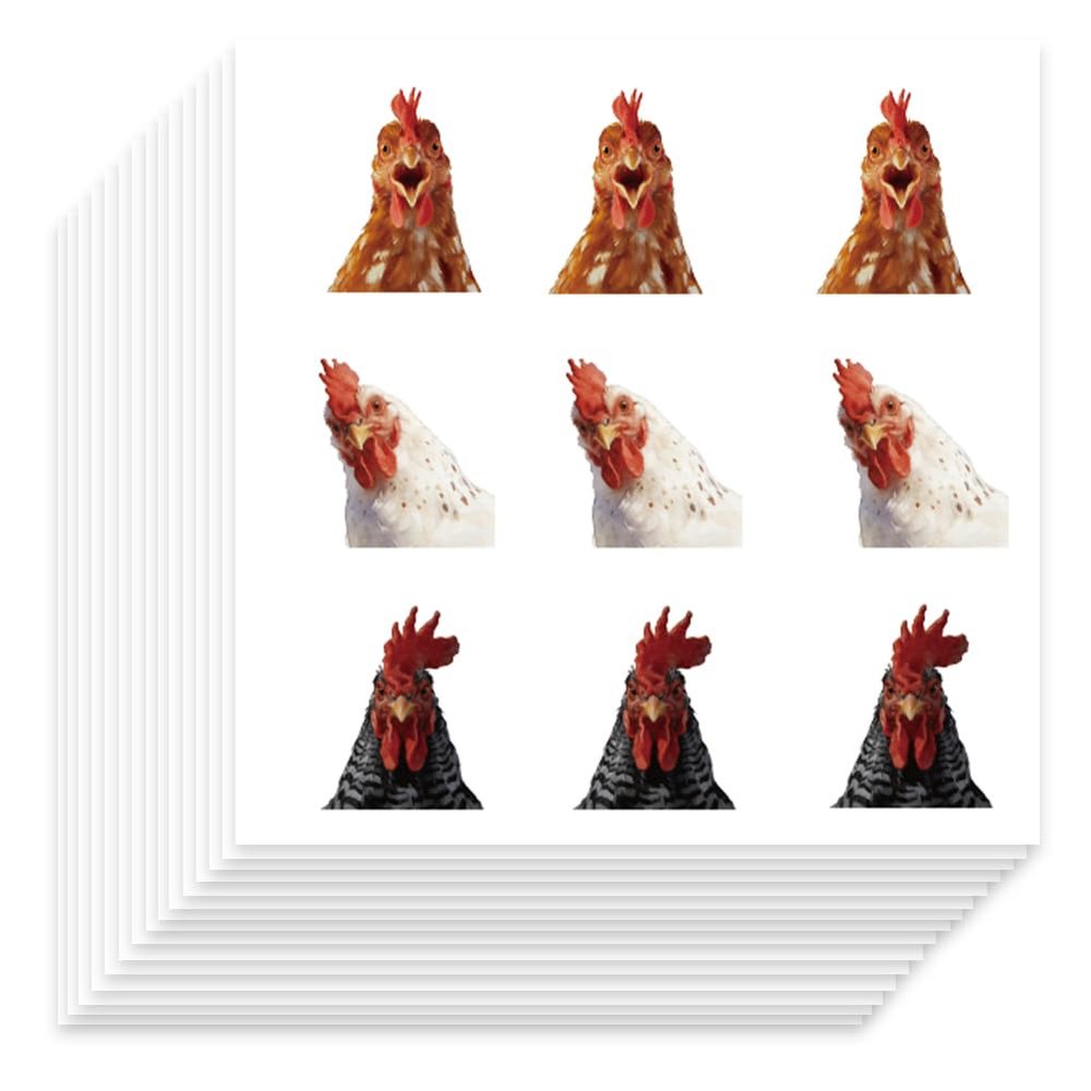 TNKBREEZE 450 Sticker Set - Chickens