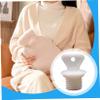 Ginwrek Warm Bottle Stopper, 21 mm, Leak-Proof, with Handle, White Plastic, 2 Pack view 3