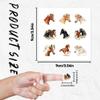 TNKBREEZE 450 Pieces Horse Stickers view 2