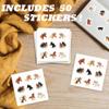 TNKBREEZE 450 Pieces Horse Stickers view 4