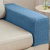 Sofa Armrest Covers, 2-Pack, Elastic Non-Slip Protectors, Blue A, 70–75 cm view 1