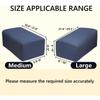 Sofa Armrest Covers, 2-Pack, Elastic Non-Slip Protectors, Blue A, 70–75 cm view 3
