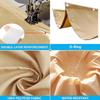 Retractable Wave Shade Sail, Waterproof UV-Resistant Canopy, 4 x 7.5 m, Sand view 3
