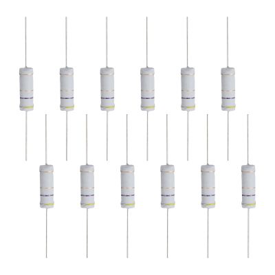 QUARKZMAN 12-Pack 4.7 Ohm 5W Metal Film Resistors