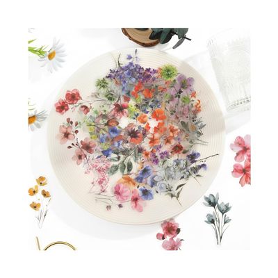 HMCEY 100 Pcs Flower Scrapbooking Stickers