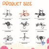 TIESOME 9 Adjustable Crochet Rings view 2