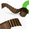 Instalguru Lawn Edging 15 cm x 27 m, Brown Flexible Plastic view 4