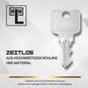 bayesen Replacement Key Compatible with MLM Lehmann, Number Range 18501–19000, for Lever Cylinders, Furniture Locks and Cabinet Locks, Code [18782] view 4