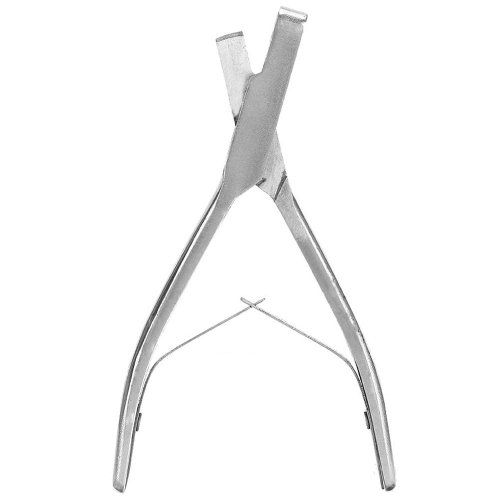 U-Shaped Pig Ear Notching Pliers, Stainless Steel