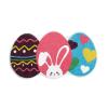 Generic Happy Easter Doormat with Bunny Pattern, 40 x 60 cm, Non-Slip & Washable Indoor Mat for Easter Decor view 4