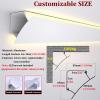 Aluminum Channel Profile for LED Strips, 1/3/5/7/9/10 m, Wall and Ceiling Corner, Linear Diffuser Cover (7.8 m/25.6 ft) view 2