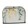 Watercolor Eucalyptus 2-Slice Toaster Cover with Yellow Leaves view 2