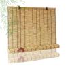 ZAJENKUB Bamboo Roller Shade view 2