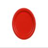 18cm Paper Plates - Set of 6 - Red view 1