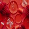 18cm Paper Plates - Set of 6 - Red view 3