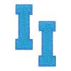 QUARKZMAN 2 Pack Chenille Letter I Iron-On Patch view 1