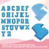 QUARKZMAN 2 Pack Chenille Letter I Iron-On Patch view 3