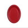 18cm Paper Plates Set - Dark Red view 1