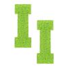 QUARKZMAN 2 Pcs Chenille Letter I Iron-On Patches view 1