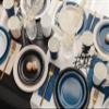 18cm Paper Plates Set - 6 Count - Black view 3